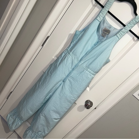 Pants - Profile Vintage 80’s Baby Blue Snow Bibs